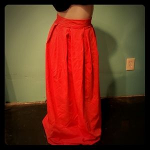 Floor length, high waisted Lila Kass maxi skirt
